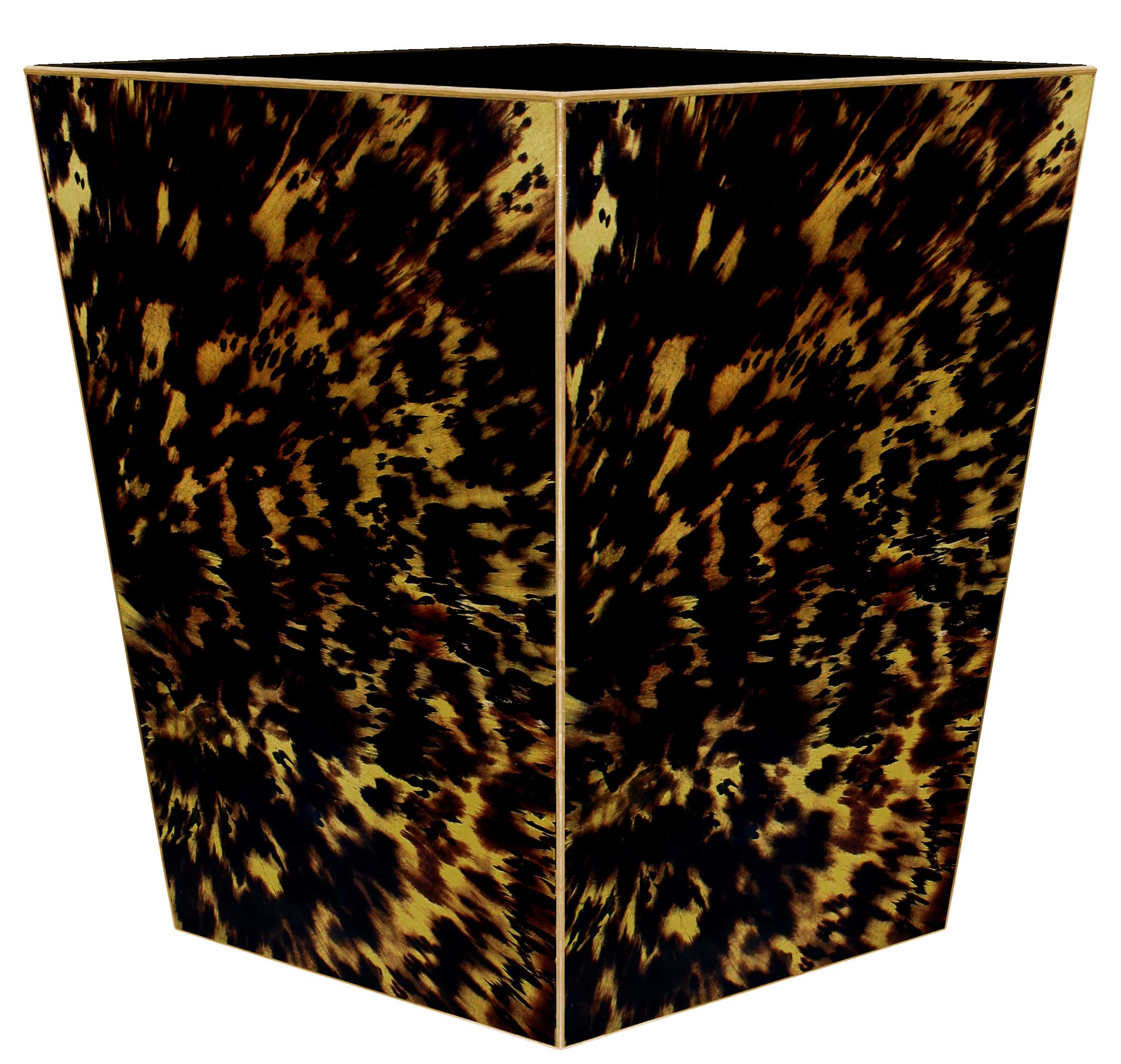 WB8440-Tortoise Shell Wastepaper Basket – Marye_Kelley